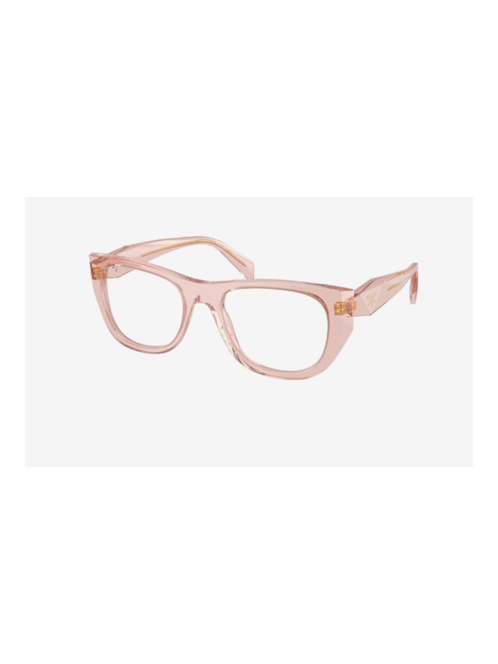 PRADA PR A18V 19Q1O1 Transparent Peach Women's 52 mm Eyeglasses